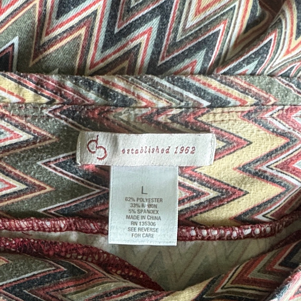 Chevron Patterned Skirt - Picture 2 of 3